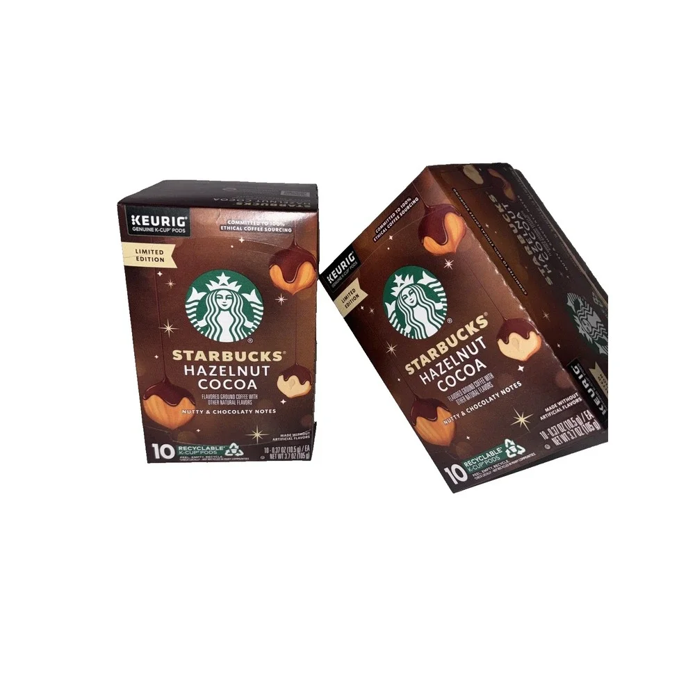 Starbucks Hazelnut Cocoa Flavored Italian Roast Keurig K-Cup Coffee Pods - 10 Ct